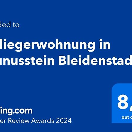 Einliegerwohnung In Taunusstein Bleidenstadt Eksteriør billede