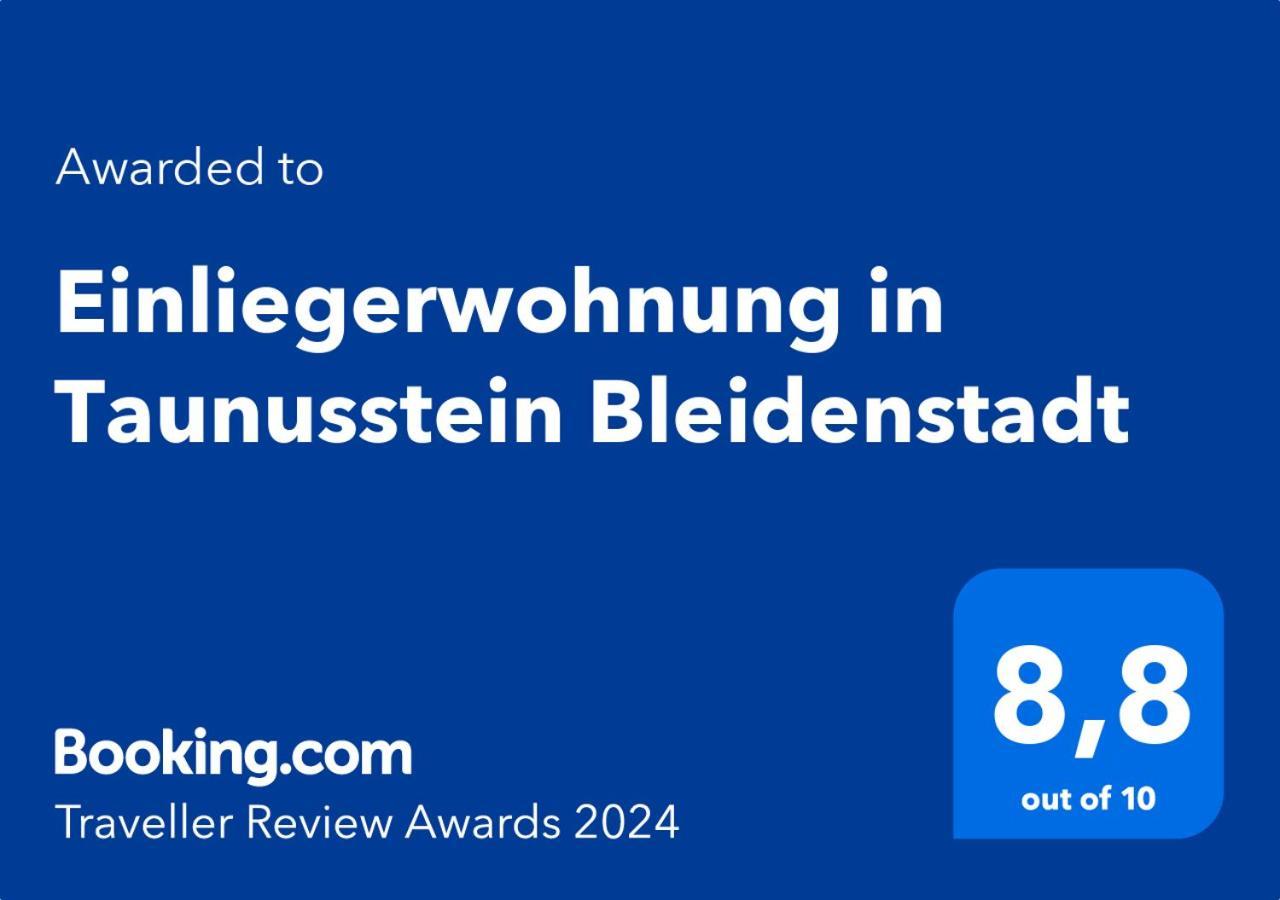 Einliegerwohnung In Taunusstein Bleidenstadt Eksteriør billede